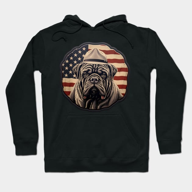 Bullmastiff 4th of July Hoodie by NatashaCuteShop